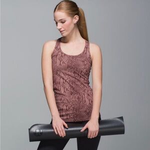 Lululemon Snakeskin Racerback Tank Small